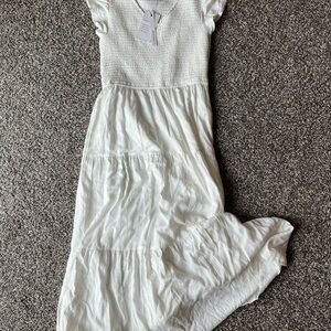 Chic White Midi Dress for Women